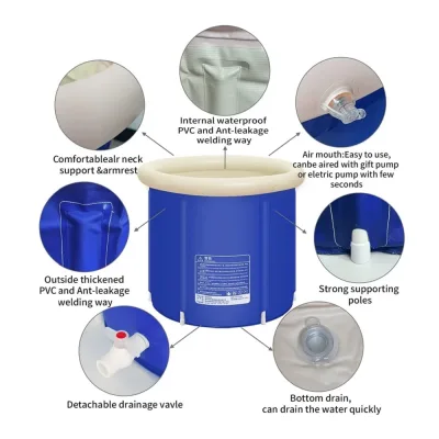 Baignoire pliable d'extérieur pour bain froid – image 3