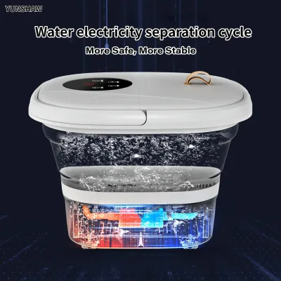 Bain de pieds pliable électrique à bulles – image 3
