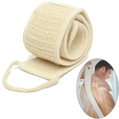 Éponge de loofah pour le dos avec sangle