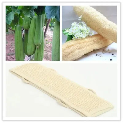 Éponge de loofah pour le dos avec sangle – image 2
