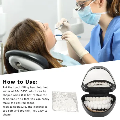 Kit de dents provisoires moulables en perles – image 2