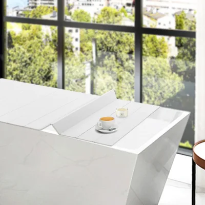 Plateau de baignoire pliable blanc – image 3