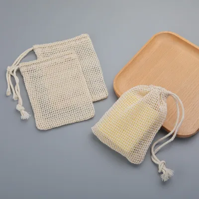 Pochette à savon en coton, lot de 3 – image 2